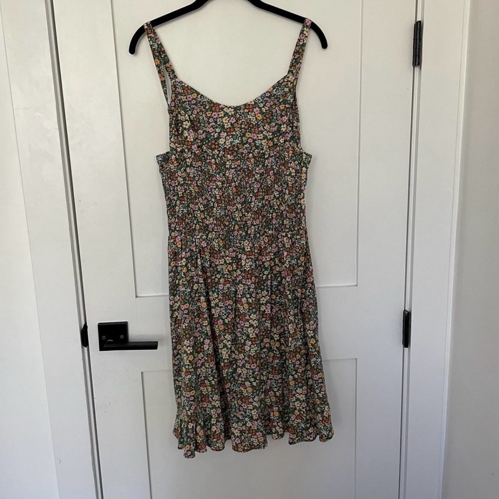 Old Navy Floral Cami - Green and Multicolor